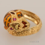 Tiger Ring Gelbgold 18 Karat Vorschau