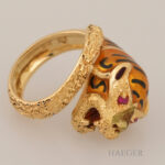 Tiger Ring Gelbgold 18 Karat Vorschau