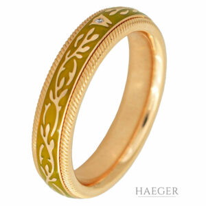 Wellendorff Ring Gelbgold 18 Karat mit Diamant