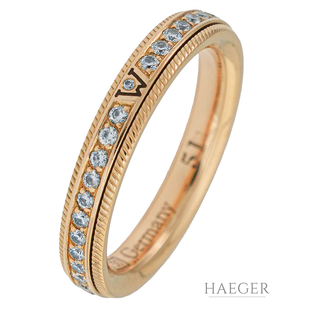 Wellendorff Ring Gelbgold 18 Karat mit Diamanten
