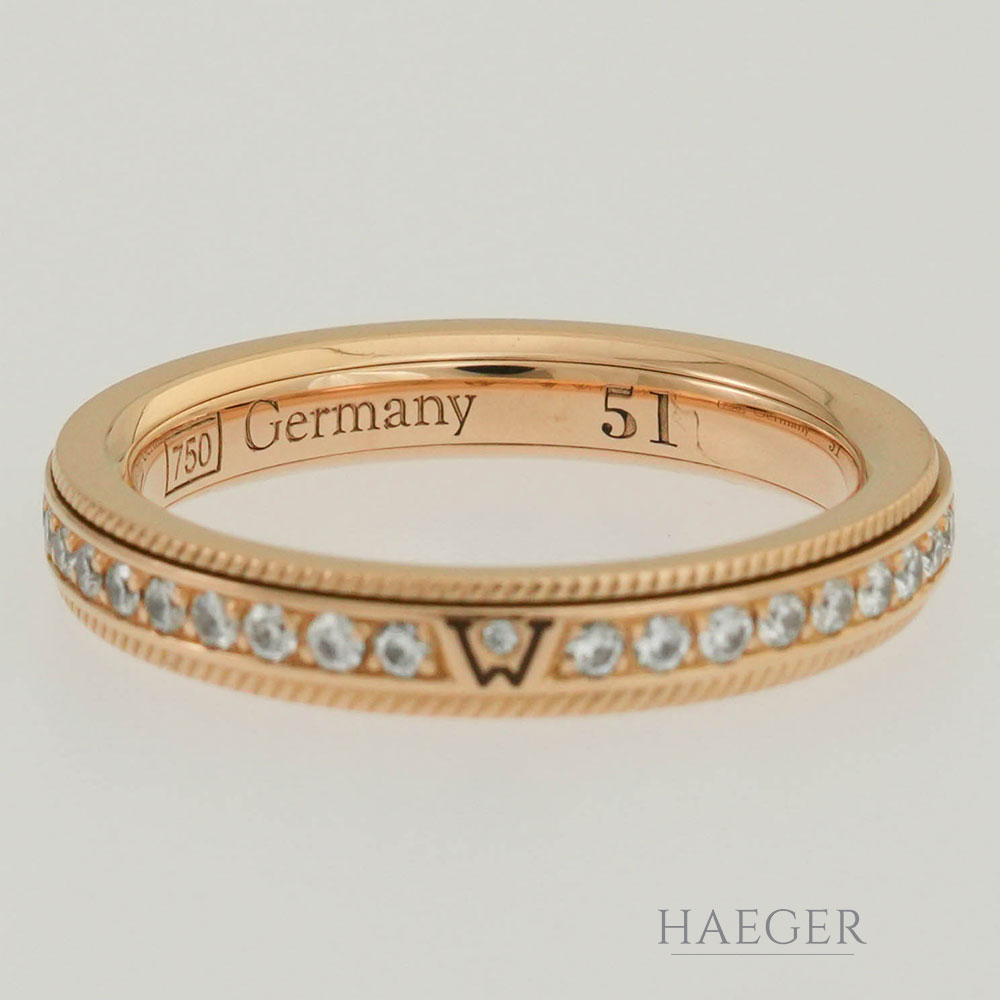 Wellendorff Ring Gelbgold 18 Karat mit Diamanten