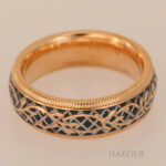 Wellendorff Ring Gr.57 Gelbgold 18 Karat mit Emaille und Diamanten Vorschau