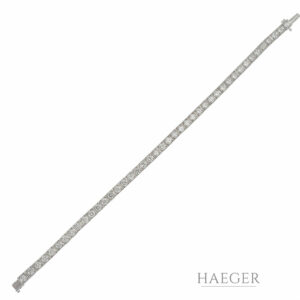 Tennisarmband Weissgold 18 Karat mit Diamanten