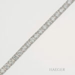 Tennisarmband Weissgold 18 Karat mit Diamanten Vorschau