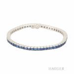 Armband 16,5cm Weißgold 18 Karat mit 5,5ct Saphir Vorschau