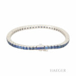 Armband 16,5cm Weißgold 18 Karat mit 5,5ct Saphir Vorschau
