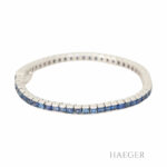 Armband 16,5cm Weißgold 18 Karat mit 5,5ct Saphir Vorschau