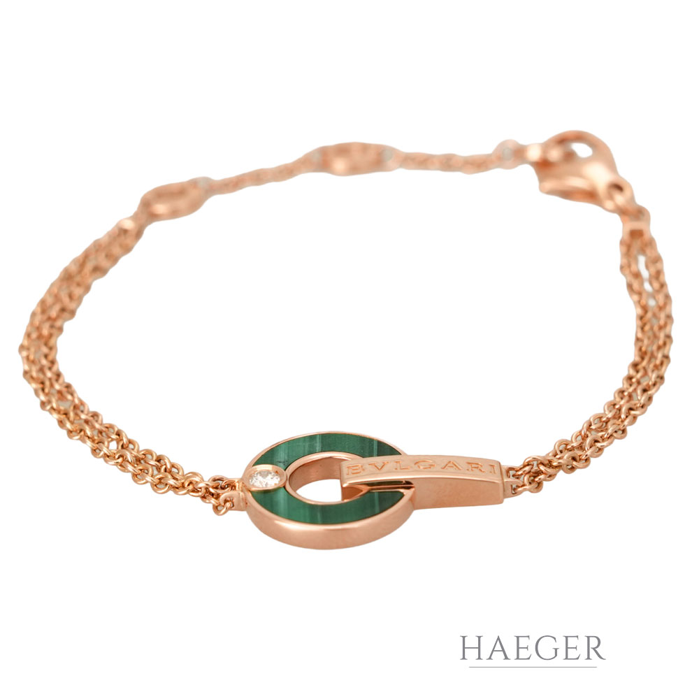 Bulgari Armband Rosegold 18 Karat mit Diamant
