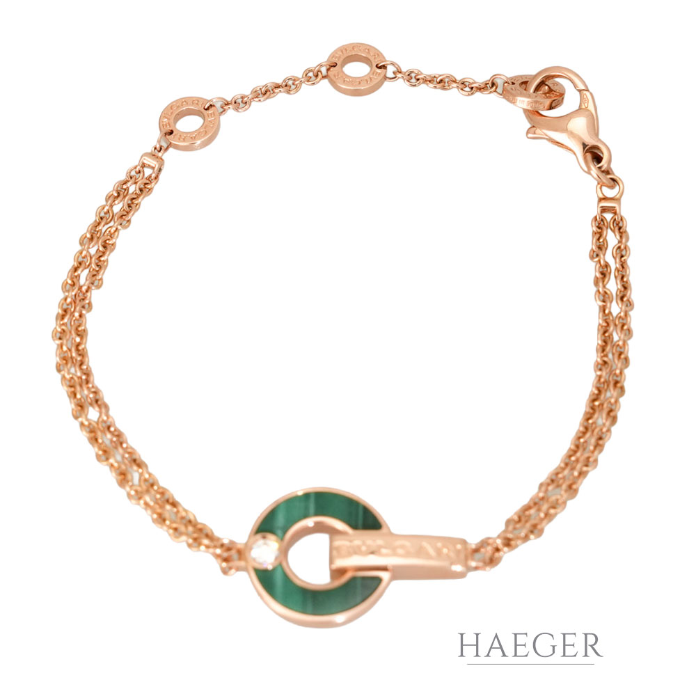 Bulgari Armband Rosegold 18 Karat mit Diamant