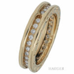 Bulgari B Zero Ring Gelbgold 18 Karat mit Diamanten Vorschau