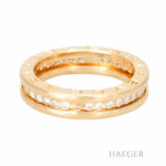 Bulgari B Zero Ring Gelbgold 18 Karat mit Diamanten Vorschau