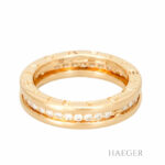 Bulgari B Zero Ring Gelbgold 18 Karat mit Diamanten Vorschau