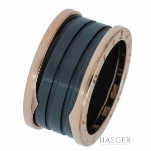 Bulgari B Zero Ring mit schwarzer Keramik