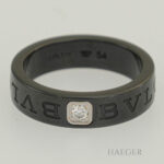 Bulgari Keramik Ring mit Diamant Vorschau
