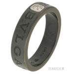 Bulgari Keramik Ring mit Diamant Vorschau