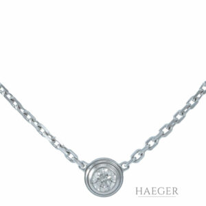 Cartier Halskette Weissgold 18K mit Diamant