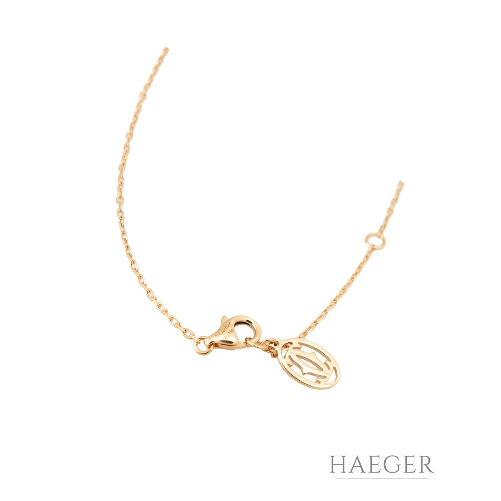 Cartier Kette Gelbgold 18 Karat mit Diamant