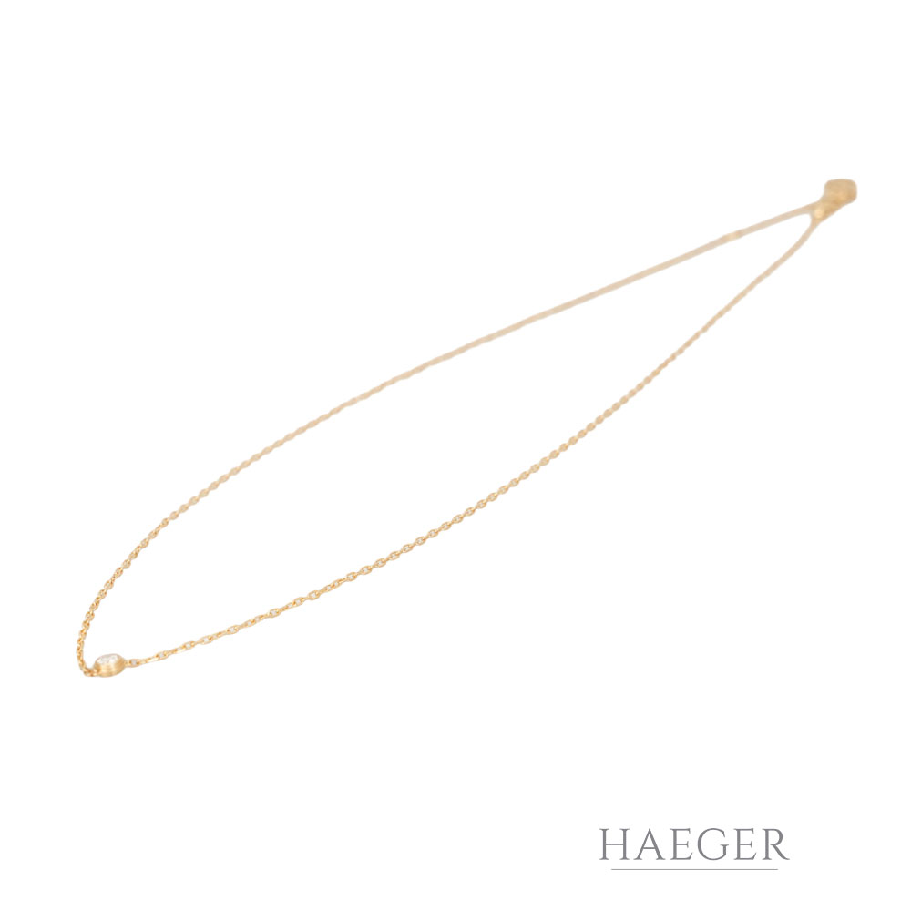 Cartier Kette Gelbgold 18 Karat mit Diamant