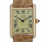 Cartier Tank Vermeil Ref. 590005 mit Original Box Vorschau