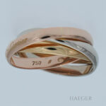 Cartier Trinity Ring Mehrfarbiges Gold 18 Karat Vorschau