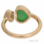 Chopard Happy Heart Ring mit Malachit | Gr. 54 | 750/- Roségold - Bild 2 Vorschau