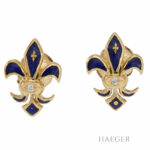 Faberge Ohstecker Gelbgold 18 Karat mit Diamanten Vorschau