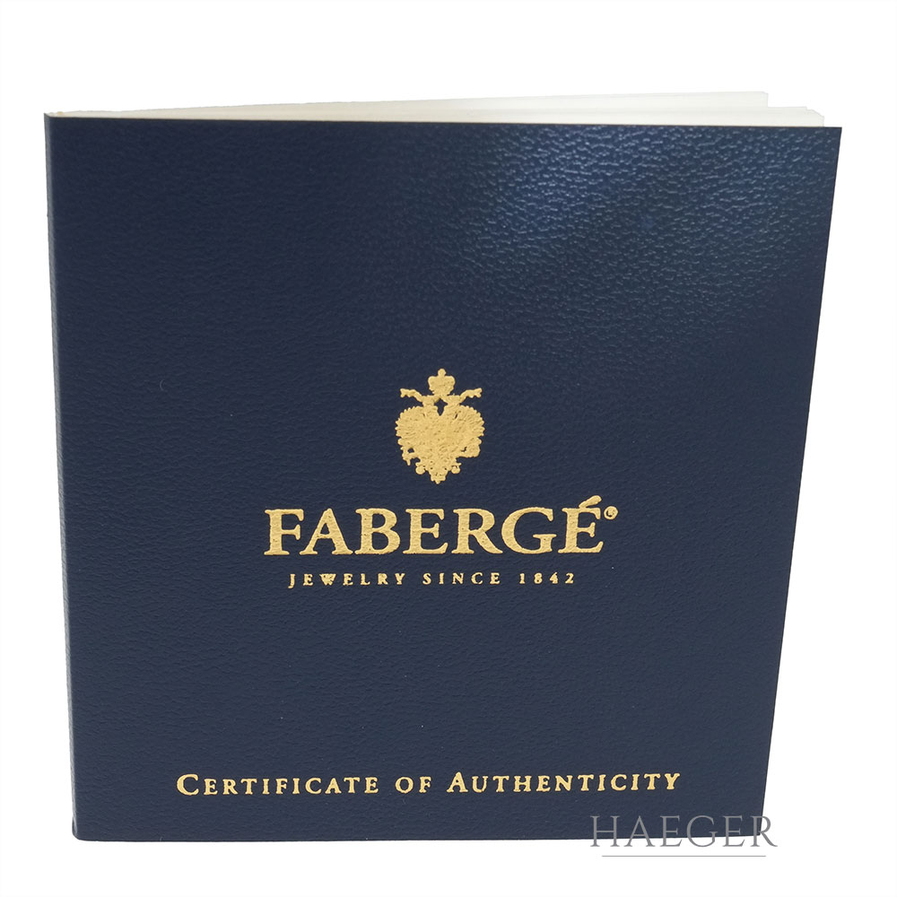 Faberge Ohstecker Gelbgold 18 Karat mit Diamanten