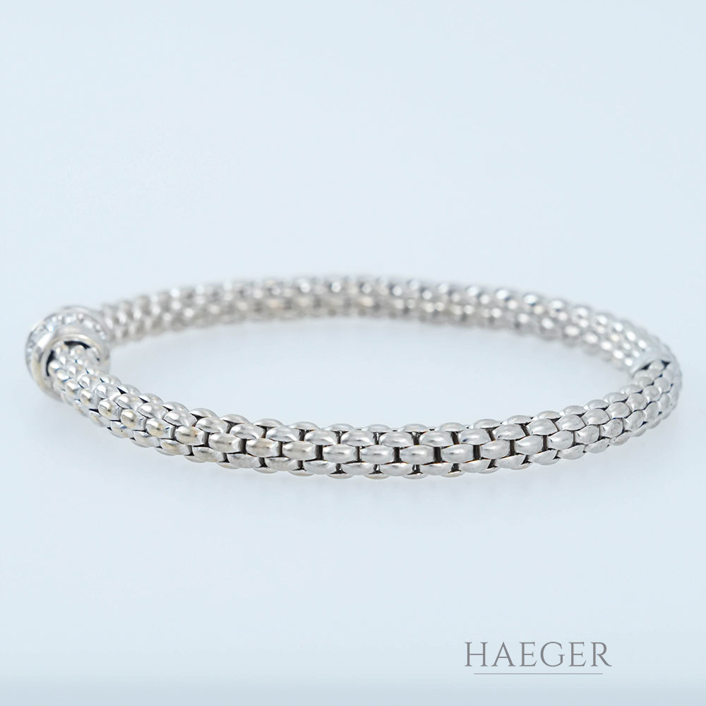 Fope Armband Weissgold 18 Karat mit Diamanten