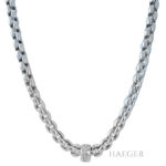 Fope Collier Weissgold 18 Karat mit Diamanten Vorschau