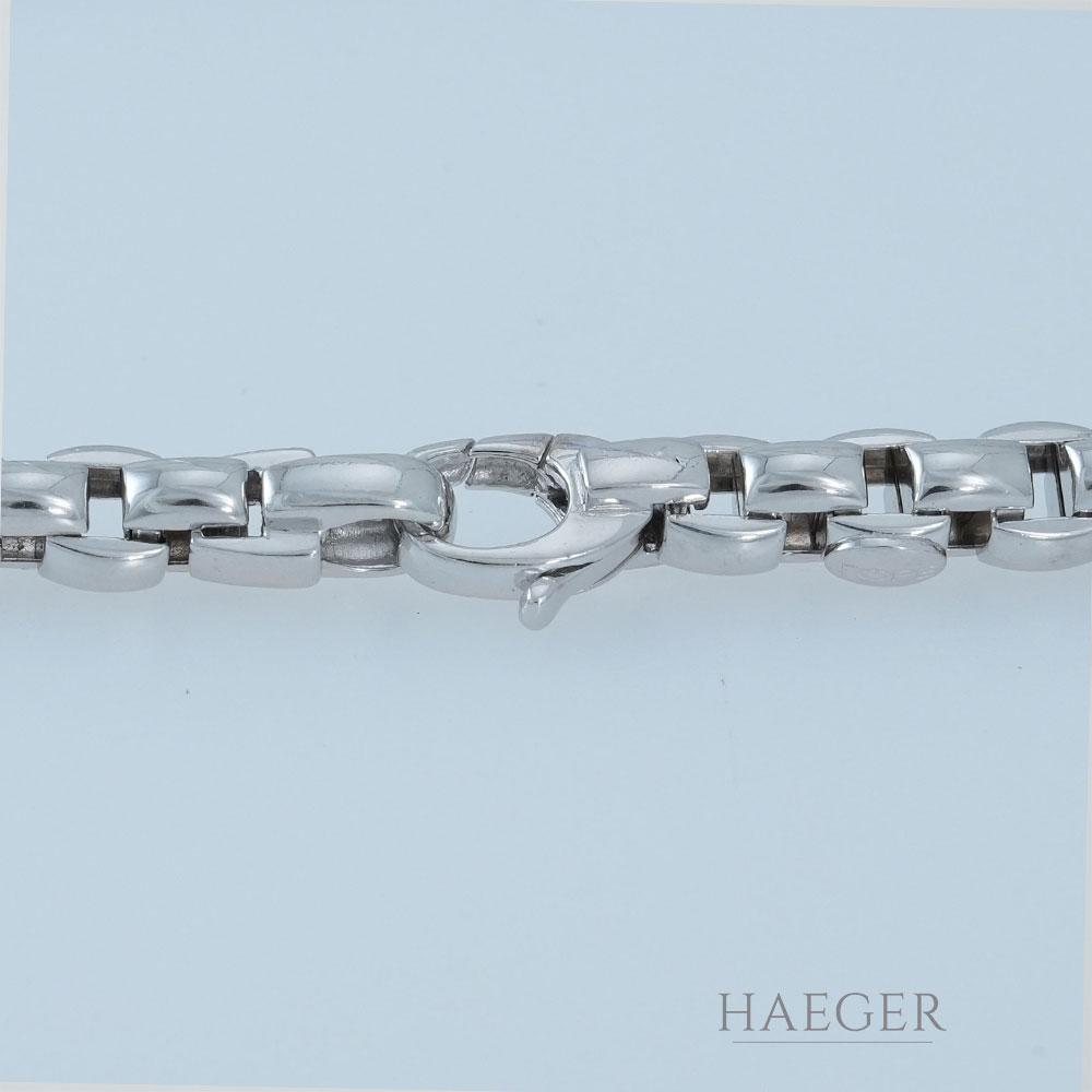 Fope Collier Weissgold 18 Karat mit Diamanten