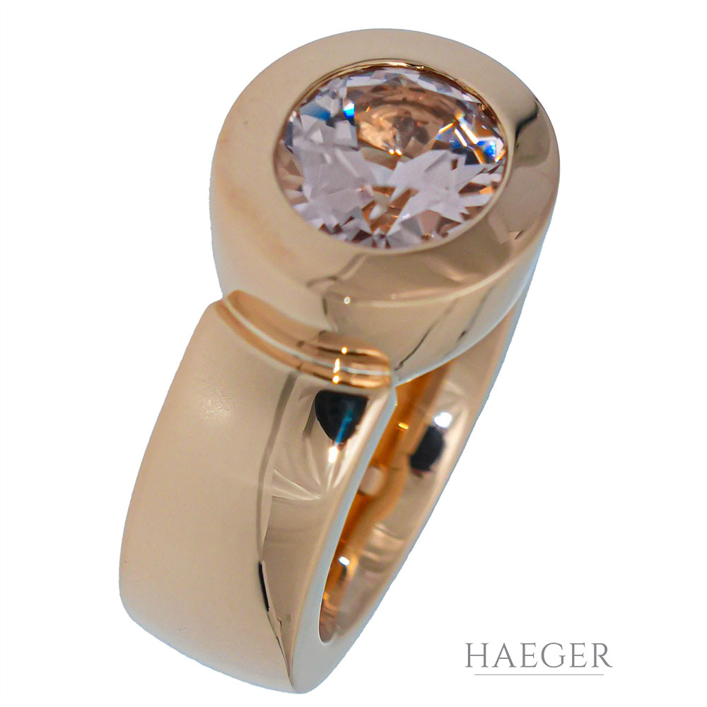 Jochen Pohl Ring Gelbgold 18 Karat Morganit