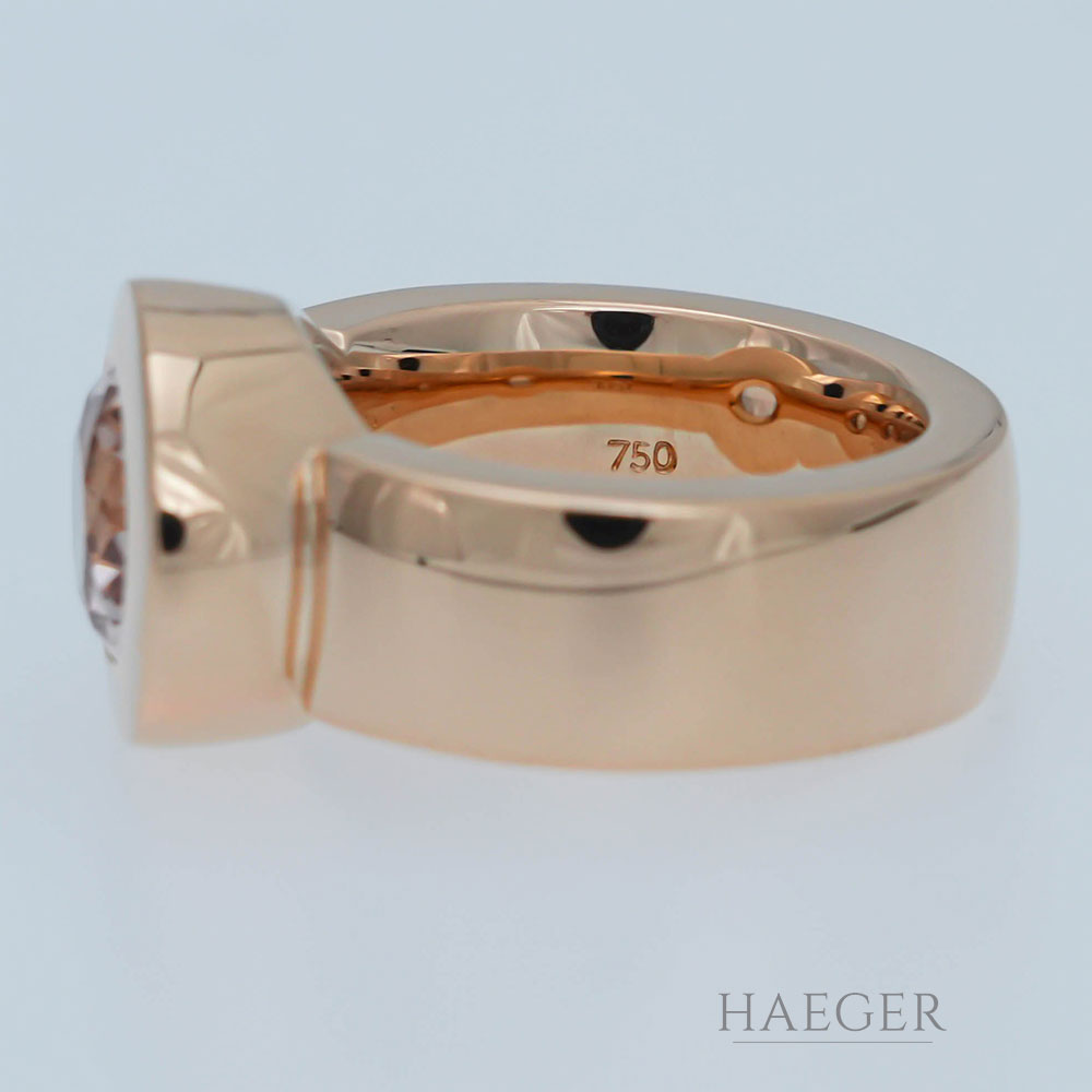 Jochen Pohl Ring Gelbgold 18 Karat Morganit