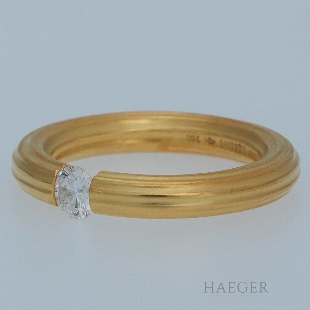 Niessing Ring Gelbgold 18 Karat mit Diamant