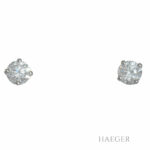Solitör Ohrstecker Platin 950 Diamanten Vorschau