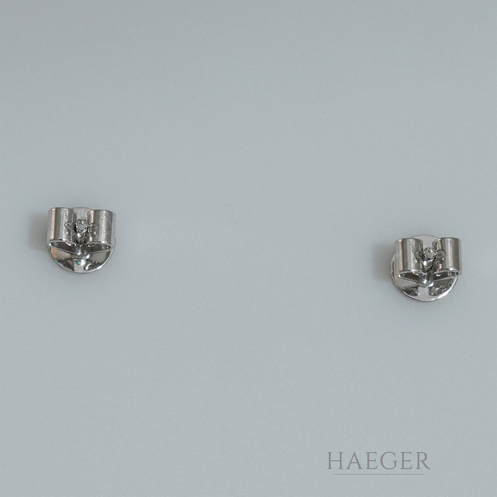 Solitör Ohrstecker Platin 950 Diamanten
