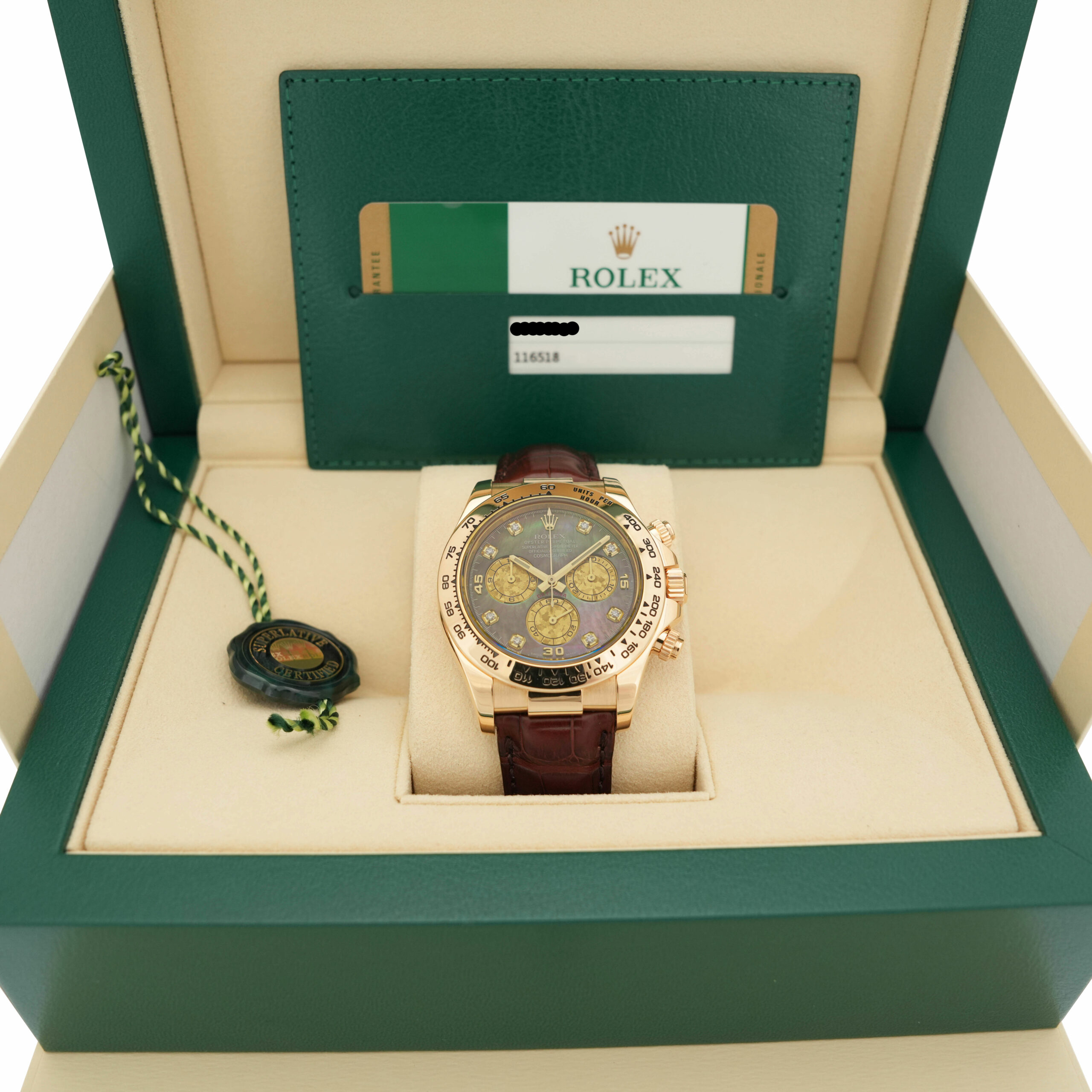 Rolex Daytona Ref.116518 Full Set 2015