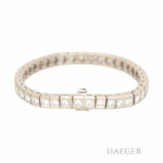 Tennisarmband Weissgold 18 Karat mit Diamanten Vorschau