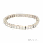 Tennisarmband Weissgold 18 Karat mit Diamanten Vorschau