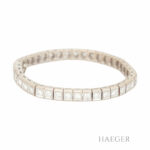 Tennisarmband Weissgold 18 Karat mit Diamanten Vorschau