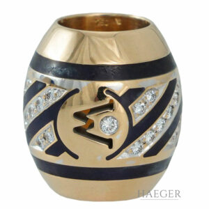 Wellendorff Anhaenger Weissgold Gelbgold mit Diamanten