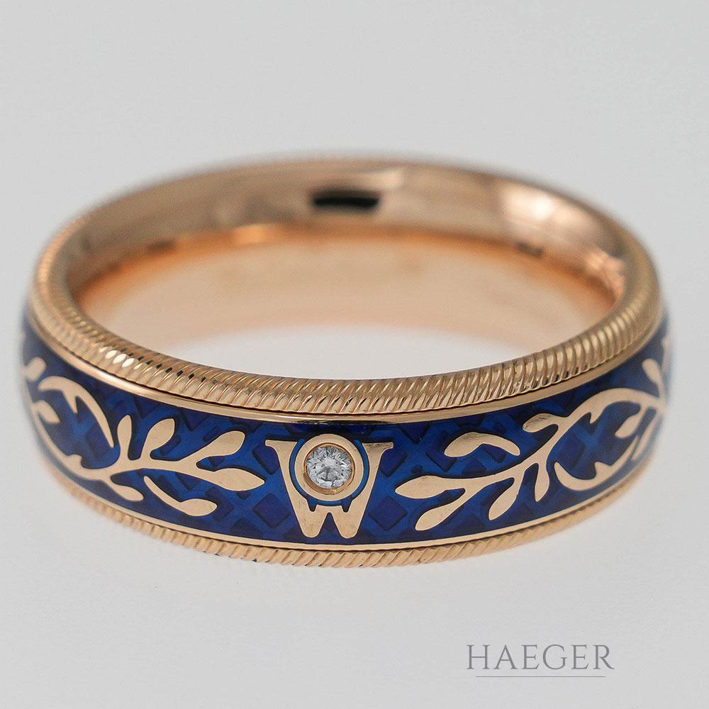 Wellendorff Ring Gelbgold 18 Karat mit Diamant