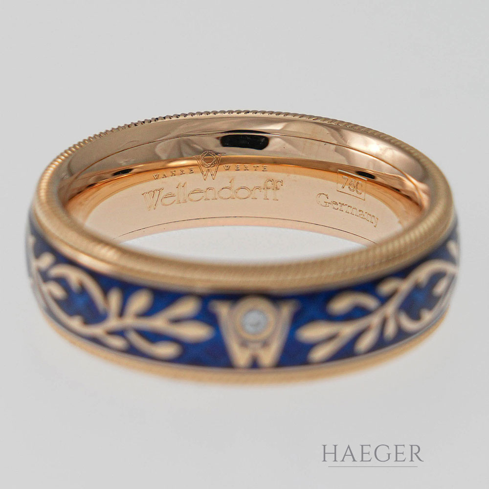 Wellendorff Ring Gelbgold 18 Karat mit Diamant