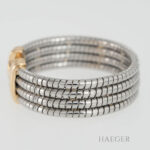 bulgari parentesi tubogas armband edelstahl gelbgold 18k Vorschau