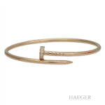 Cartier Juste un Clou Armreif Gelbgold 18 Karat mit Diamanten Vorschau