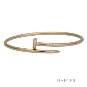 Cartier Juste un Clou Armreif Gelbgold 18 Karat mit Diamanten