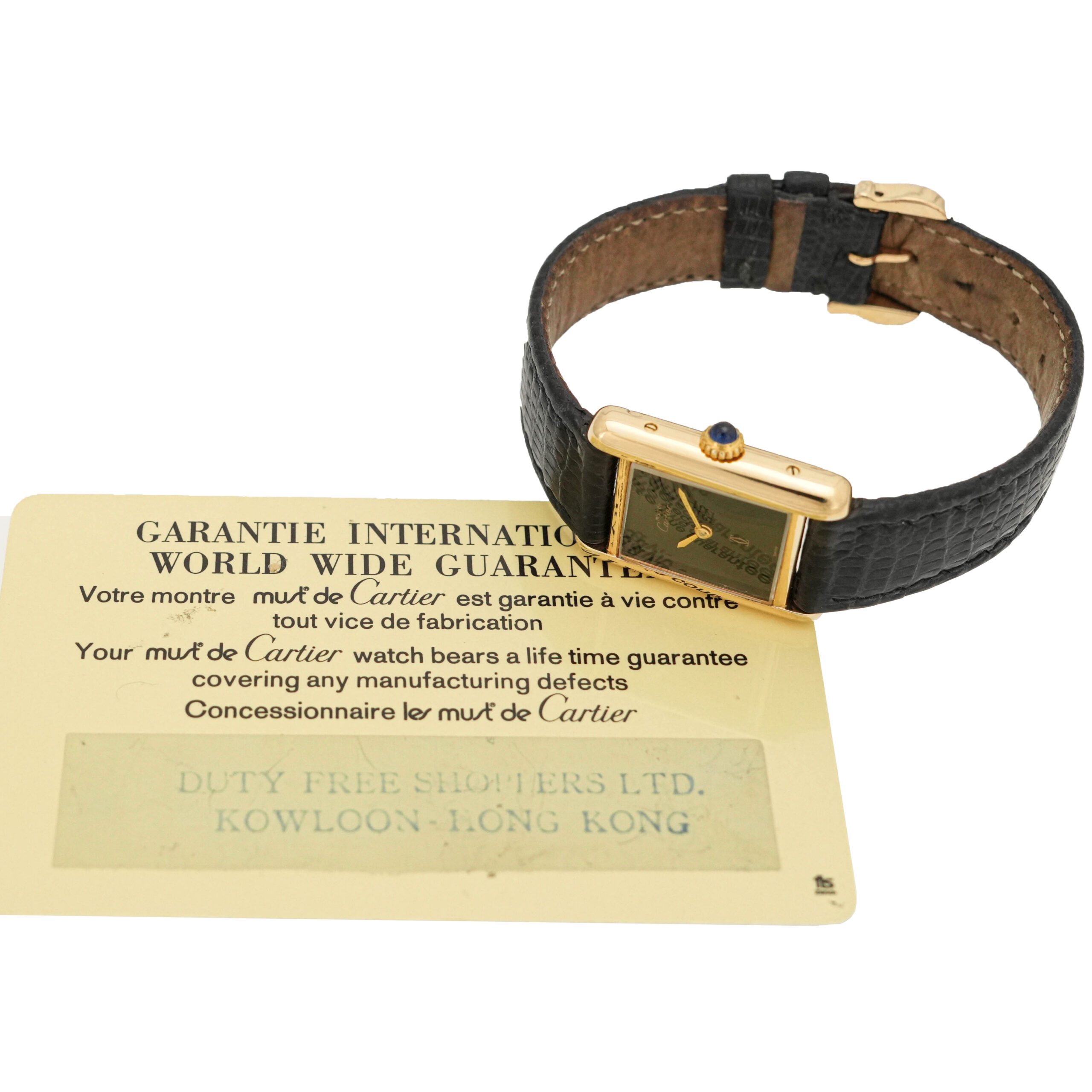 Cartier Tank vergoldet Ref. W520892