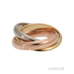 Cartier Trinity Ring großes Modell Gr. 59 Tricolor 750/ 18 Karat Vorschau