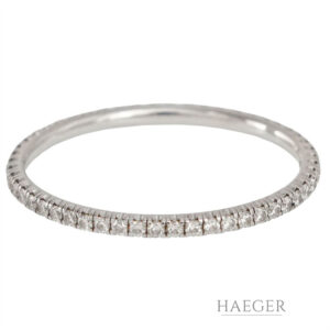 Cartier Ring Gr. 57 Weißgold 750/ 18 Karat mit 0,25 ct Diamanten mit Box und Zertifikat