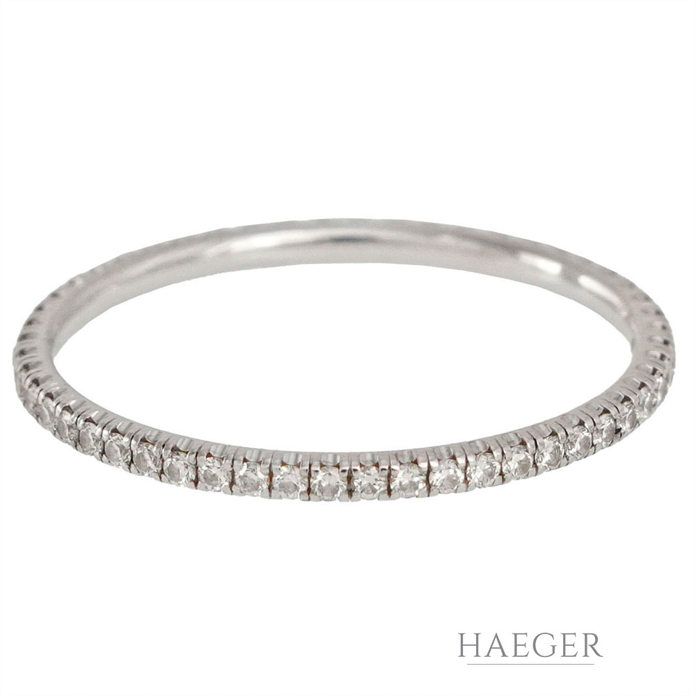 Cartier Ring Weissgold 18 Karat mit Diamanten