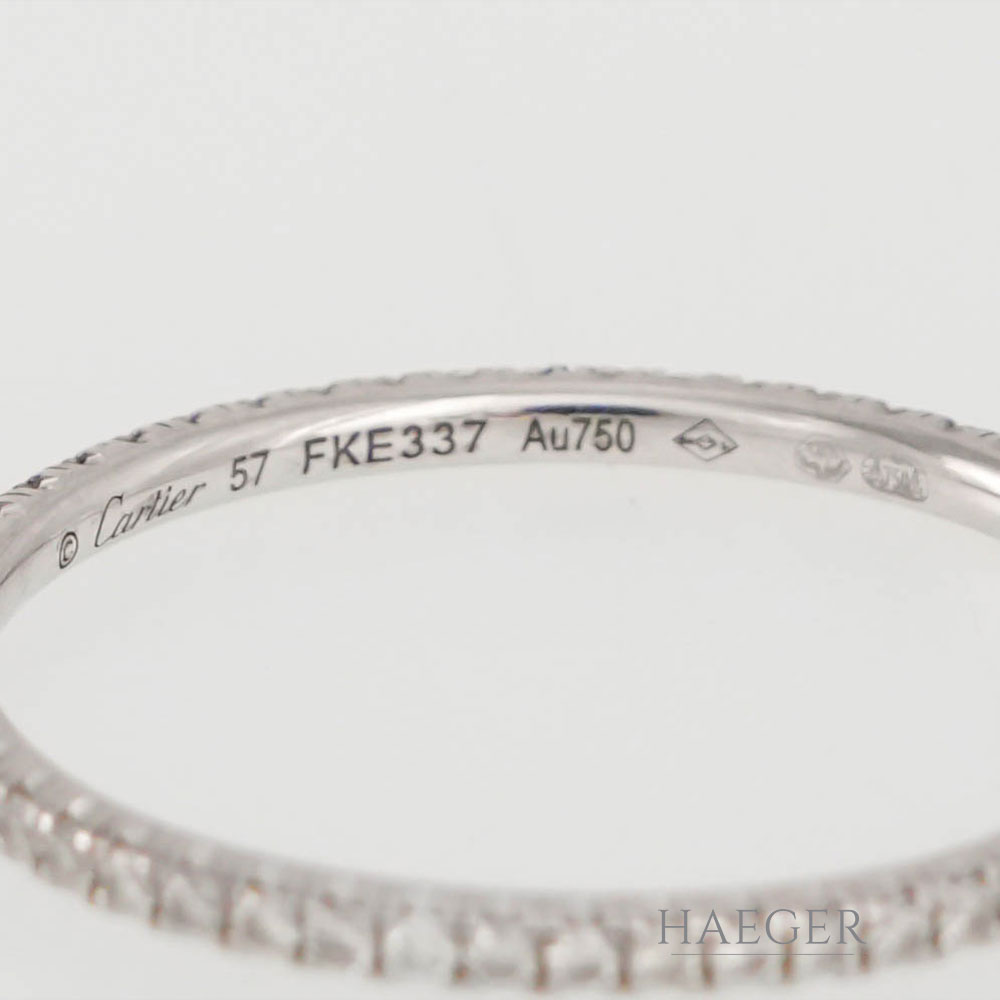 Cartier Ring Weissgold 18 Karat mit Diamanten